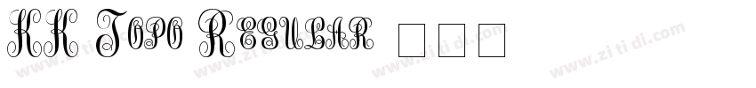 KK Topo Regular字体转换